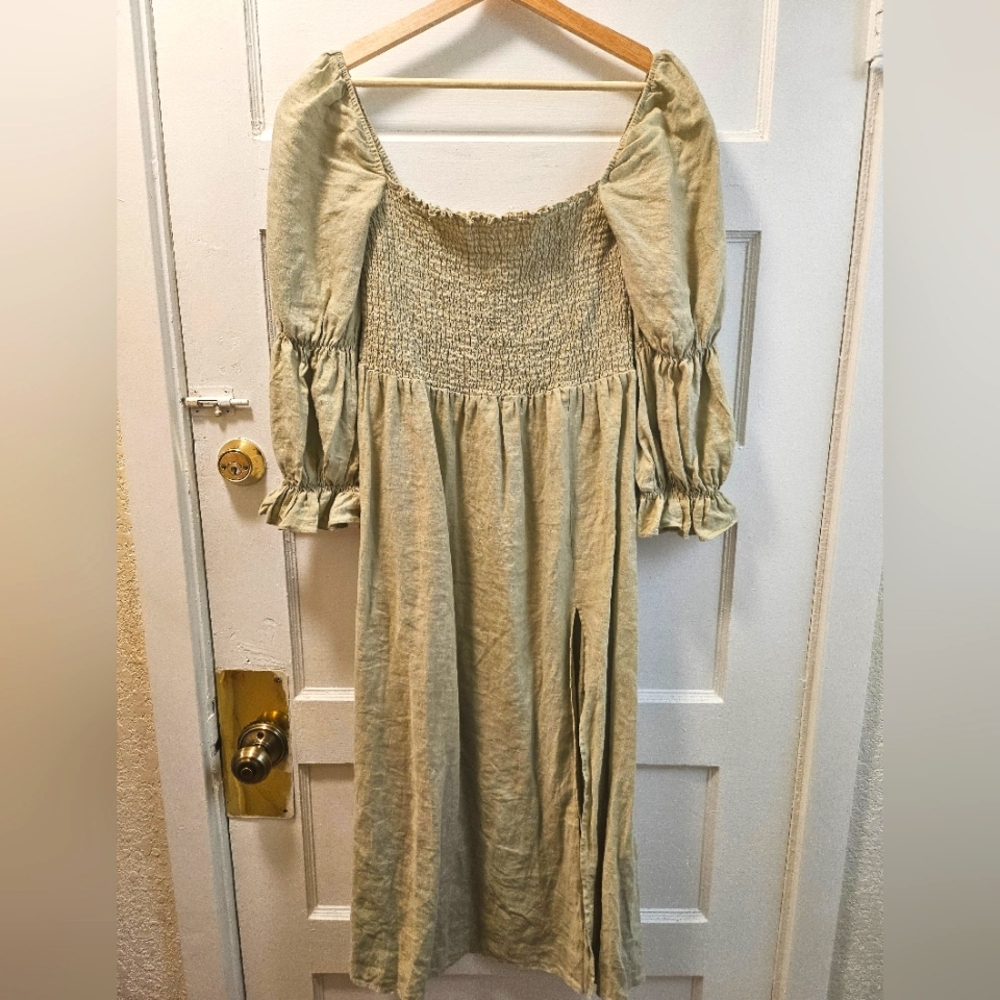 Reformation linen dress